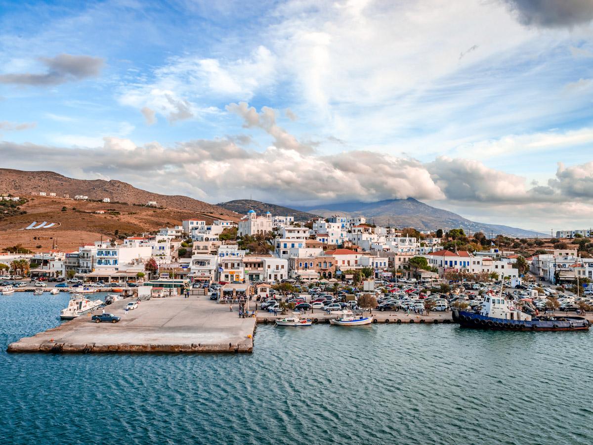 Gavrio, the port of Andros